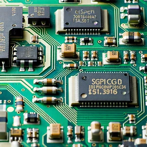Close-up of sensor array