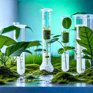 Agricultural Technology In (modern:1.42) Laboratory With Image, There