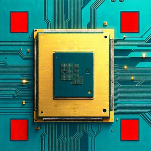 Microchip with laser scanning