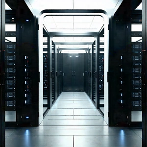 (futuristic:1.46) server room