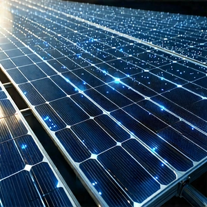 Solar Panel With Data Streams With Large Solar