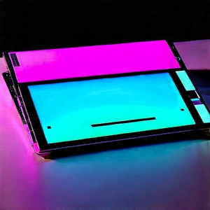 Tablet With Holographic Display With Laptop Computer