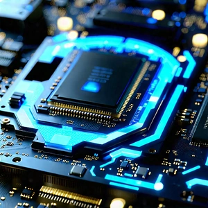 Close-up of memory module