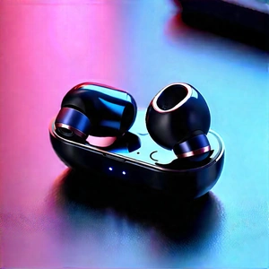 Wireless Earbuds With (digital:1.43) Artwork With Pair Black