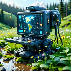 Educational Technology In Field Deployment With Image, There