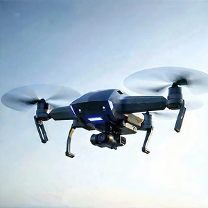Drone With User Interface With Black Drone
