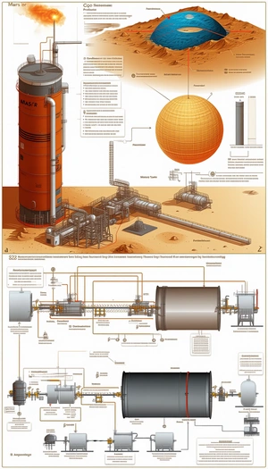 detailed diagram refinery