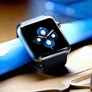 Smart Watch With (digital:1.16) Artwork With Black Apple