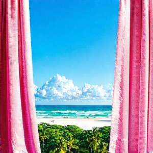 Nature Graphic Design: Clear sky over tropical beach