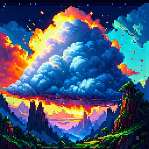 Cloud Computing Visualization With Image, There