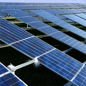 Tech Stock Photography: Innovative Renewable Energy Design With Large Solar