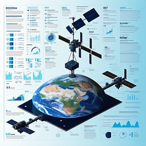 A Large, Detailed Illustration Of A Space Station Is Displayed On A Page