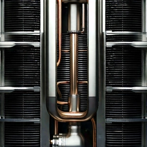 Close-up Of Cooling System With Large Metal