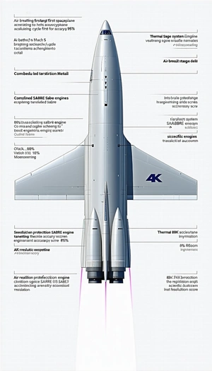 The Image Is A Diagram Of A Jet Engine, Showing The Various Components And Their Functions