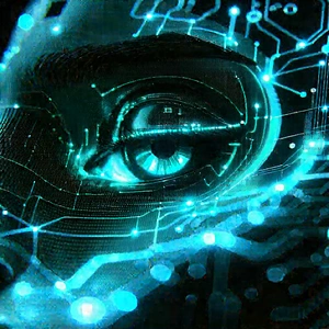 Tech Professional Photography: Artificial intelligence visualization