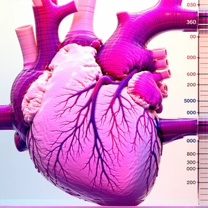 The Image Is A Close-up Of A Heart, Showcasing Its Intricate Structure And Details