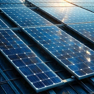 Solar Panel With Laser Scanning With Large Solar