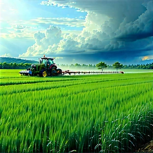Agricultural Technology In Field Deployment With Large Green