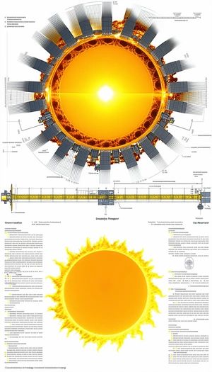detailed drawing solar system