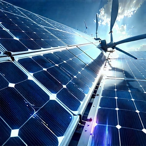 Innovative Renewable Energy (design:1.3) With Large Solar