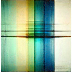 Abstract Lithograph: Translucent structure