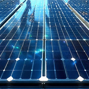 Solar Panel With Holographic Projection With Large Solar