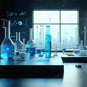 Entertainment Technology In Modern Laboratory With Laboratory Large
