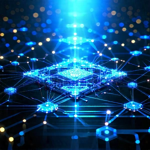 Blockchain Network Visualization With Image, There