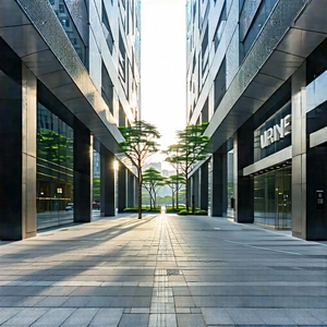 Urban Editorial Photography: Urban street with modern architecture