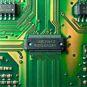 Close-up of memory module