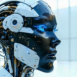 Tech Professional Photography: Artificial intelligence visualization