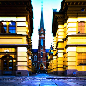 Urban Stock Photography: Urban street with historic buildings