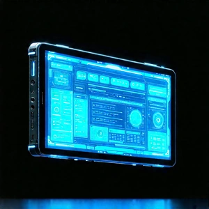 Tablet With User Interface With Laptop Computer