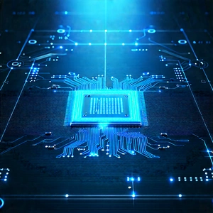 Circuit board with holographic projection