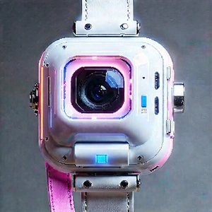 Innovative Wearable Device Design With White Pink