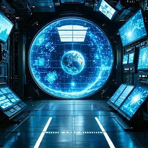 Entertainment technology in manufacturing facility
