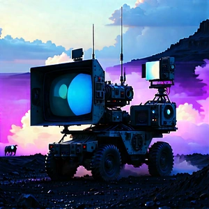 Entertainment Technology In Field Deployment With Futuristic Vehicle