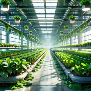 Agricultural Technology In Manufacturing Facility With Image, There