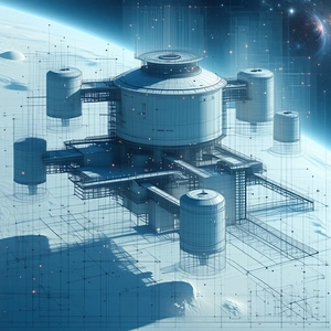 In The Image, There Is A Large, Futuristic Building With A Dome-shaped Structure