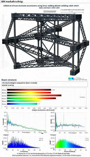 The Image Displays A 3d Model Of A Large Structure, Possibly A Bridge Or A Building