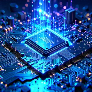 Circuit board with holographic projection