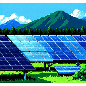 Innovative Renewable Energy (design:1.4) With Cartoon Drawing