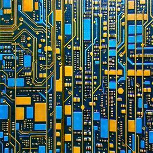 Close-up of sensor array