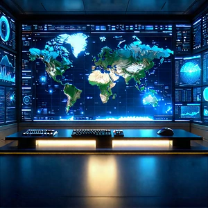 Tech Stock Photography: Aerospace technology in tech office