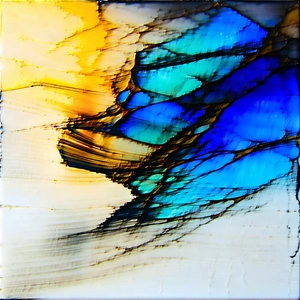 Abstract Encaustic Painting: Rhythmic motion captured in abstract form