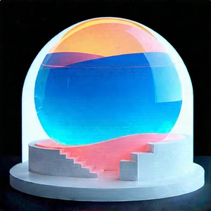 (futuristic:1.43) Smart Home With Large, Colorful,
