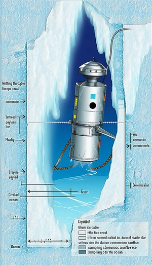 large silver spacecraft
