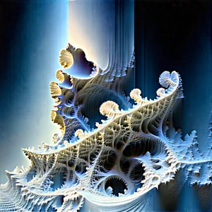 Abstract Infrared Photography: Fractals with dramatic contrast