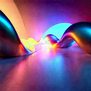 Abstract 3d Render: Infinity Represented Through Color Transitions With Large, Colorful