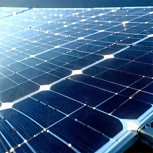 Solar Panel With Data Streams With Solar Panel